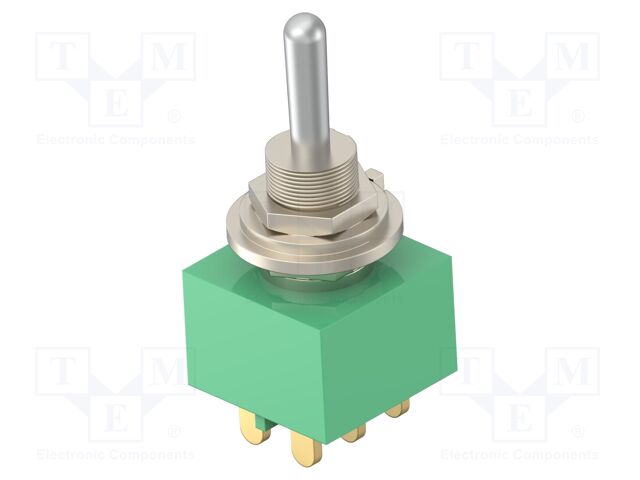 Switch: toggle; Pos: 2; DPDT; ON-ON; 3A/250VAC; 4A/28VDC; -20÷80°C