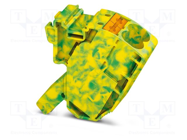 Splice terminal: rail; PA; L: 34.7mm; terminals: 2; W: 18.5mm; H: 35mm