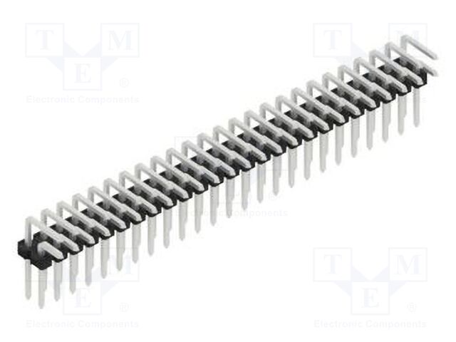 Connector: pin strips; pin header; male; PIN: 50; 2.54mm; THT; 2x25