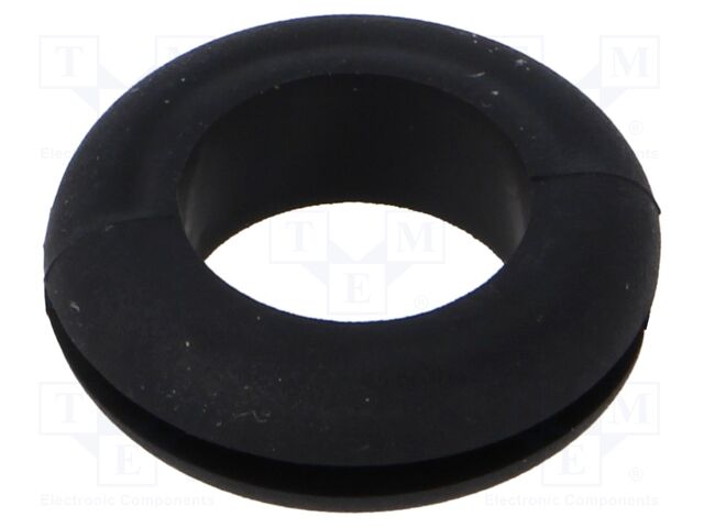 Grommet; black; UL94HB; TPR