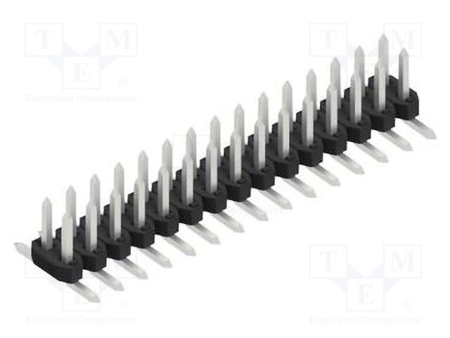 Connector: pin strips; pin header; male; PIN: 30; 2mm; SMT; 2x15