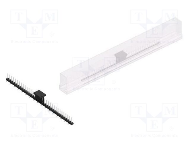 Connector: pin strips; pin header; male; PIN: 34; 2mm; SMT; 1x34