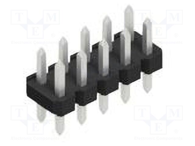 Connector: pin strips; pin header; male; PIN: 10; 2.54mm; THT; 2x5