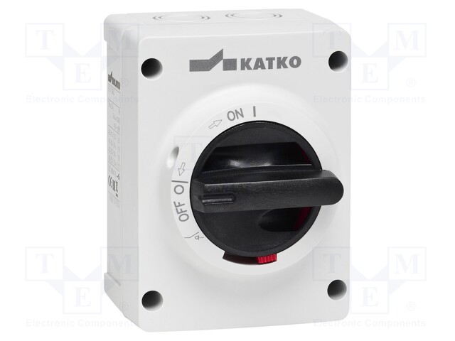 Switch-disconnector; Poles: 4; screw; 25A; IP66; KEM; Colour: grey