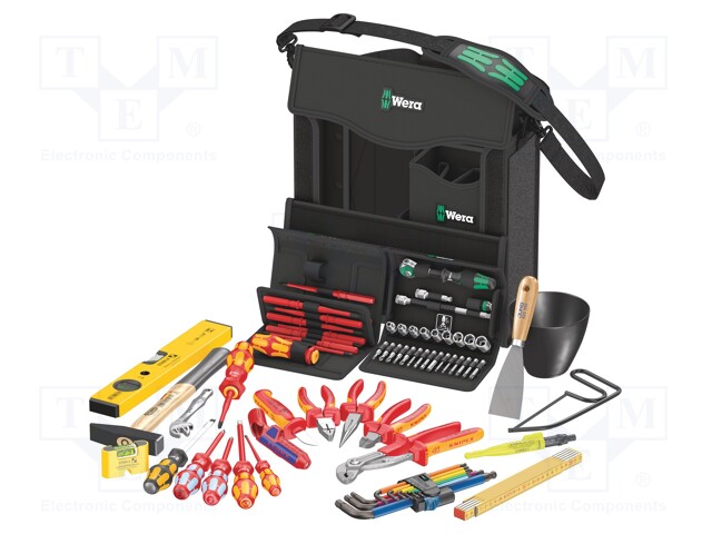Kit: general purpose; for electricians; 73pcs.