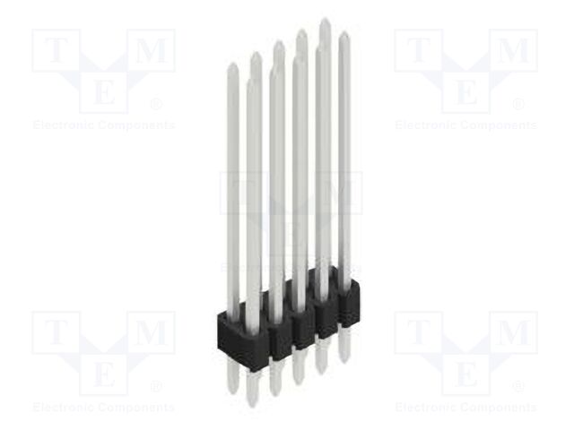Connector: pin strips; pin header; male; PIN: 10; 1.27mm; THT; 2x5