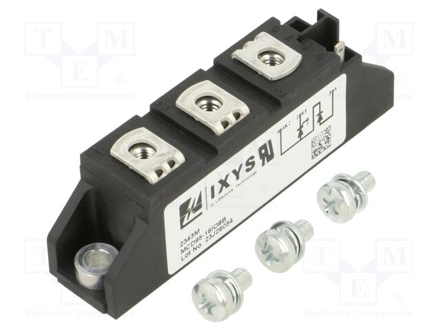 Module; double series; 1.6kV; 116A; TO240AA; Ufmax: 1.28V; screw