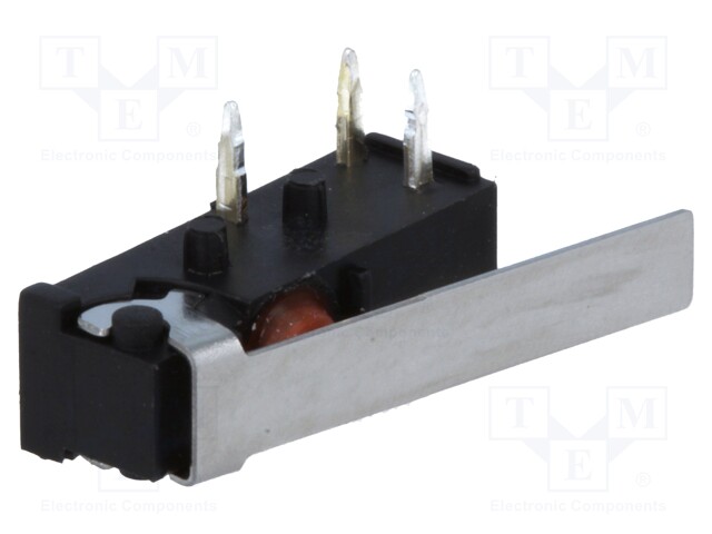 Microswitch SNAP ACTION; with lever; SPDT; 1A/250VAC; ON-(ON)