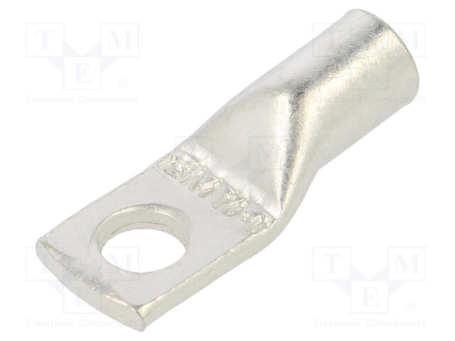 Tip: ring tube; M6; 16mm2; crimped; for cable; tinned; copper; 6AWG