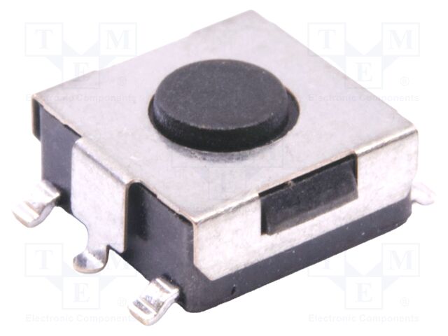 Microswitch TACT; SPST-NO; Pos: 2; 0.05A/12VDC; SMT; none; 1.6N