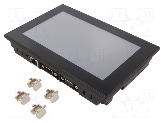 HMI panel; 7"; Interface: RS232,RS422; 24VDC; Resolution: 800x480