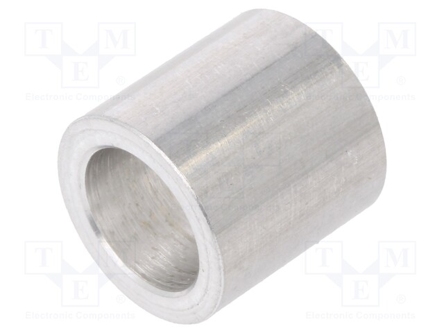 Spacer sleeve; 8.2mm; cylindrical; aluminium; Out.diam: 12mm