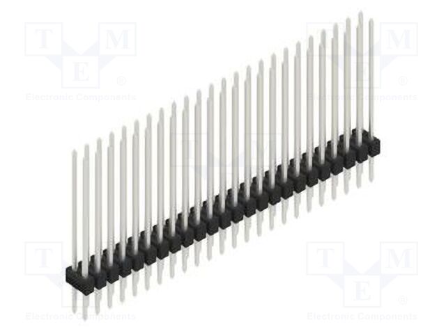 Connector: pin strips; pin header; male; PIN: 48; 2.54mm; THT; 2x24