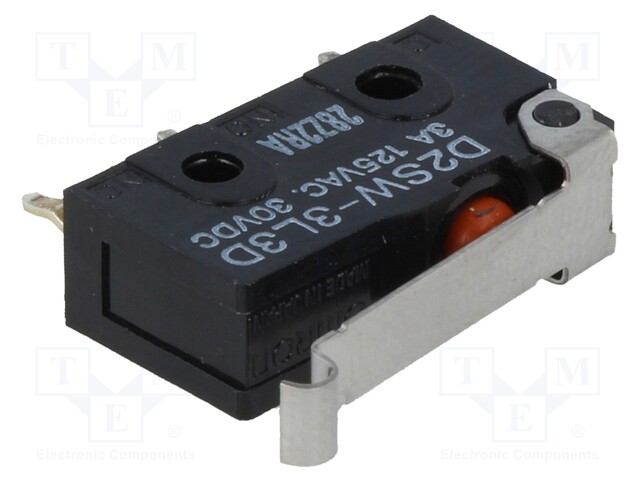 Microswitch SNAP ACTION; with lever with roller simulation