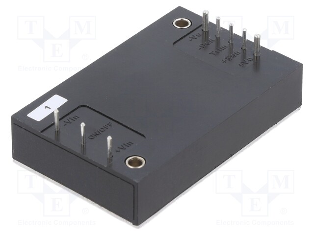 Converter: DC/DC; 50W; Uin: 14÷160V; Uout: 48VDC; Iout: 1.05A; 61.5g