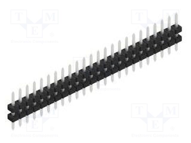 Connector: pin strips; pin header; male; PIN: 24; 2mm; THT; 1x24