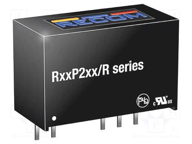 Converter: DC/DC; 2W; Uin: 21.6÷26.4V; Uout: 12VDC; Uout2: -12VDC