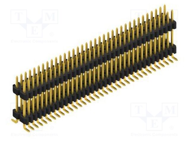Connector: pin strips; pin header; male; PIN: 70; 1.27mm; SMT; 2x35