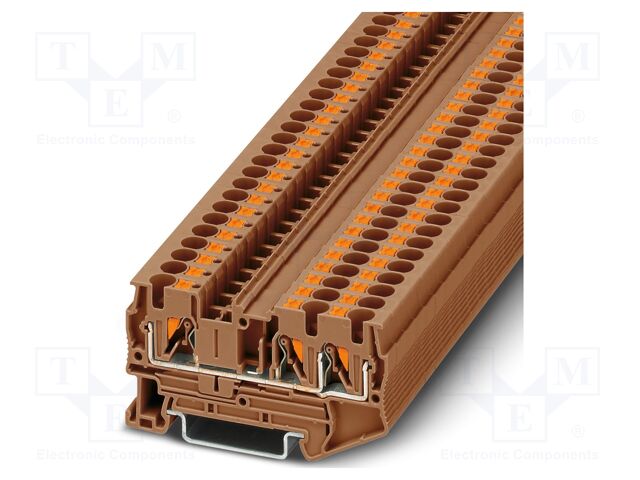 Splice terminal: rail; PT; 32A; 800V; push-in; PA; 0.2÷6mm2; W: 6.2mm