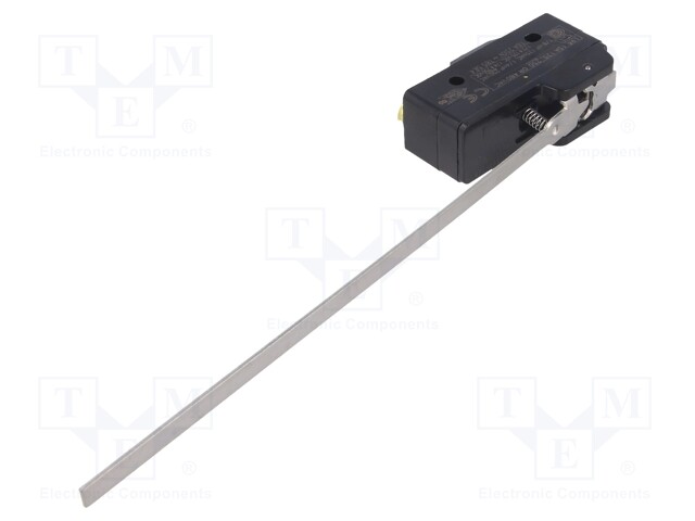 Microswitch SNAP ACTION; precise operation,with lever; SPDT