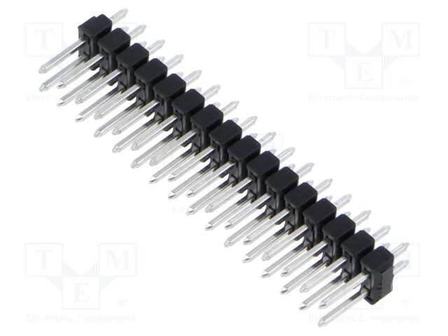 Connector: pin strips; pin header; male; PIN: 32; 2.54mm; THT; 2x16