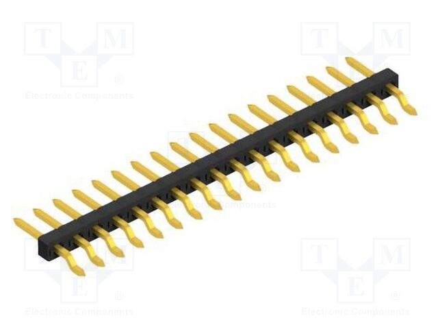 Connector: pin strips; pin header; male; PIN: 18; 2mm; SMT; 1x18