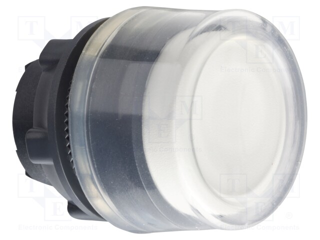 Switch: push-button; Stabl.pos: 1; 22mm; white; Illumin: none; IP66