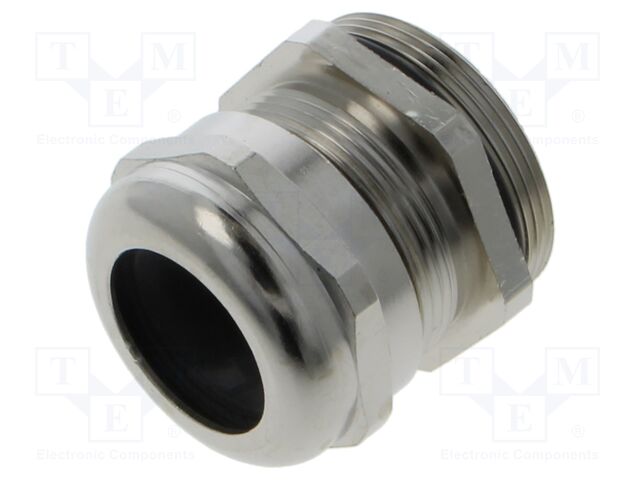 Cable gland; M40; Mat: brass; Body plating: nickel