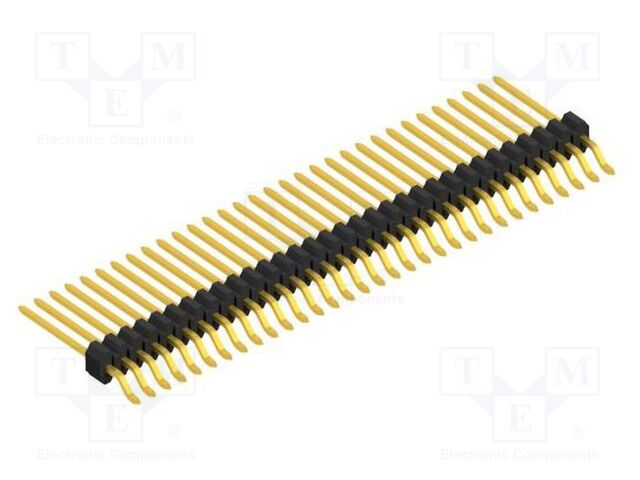 Connector: pin strips; pin header; male; PIN: 32; 1.27mm; SMT; 1x32