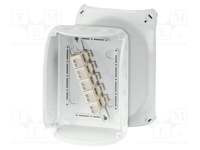 Enclosure: junction box; X: 155mm; Y: 210mm; Z: 92mm; IP66,IP67; grey