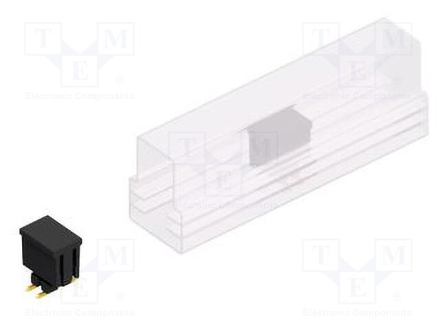 Connector: pin strips; pin header; male; PIN: 4; 2.54mm; SMT; 2x2