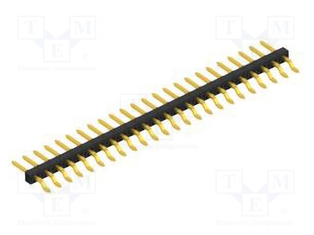 Connector: pin strips; pin header; male; PIN: 24; 2mm; SMT; 1x24