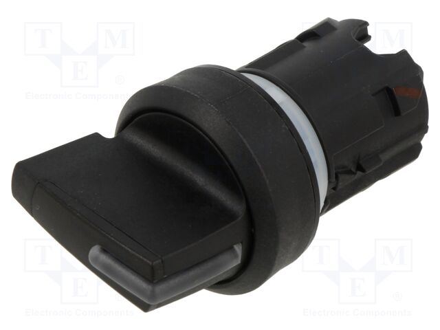 Actuator, Toggle Switch, Illuminated, 22 mm, Round, Plastic, Black