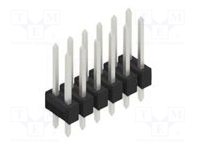 Connector: pin strips; pin header; male; PIN: 12; 2.54mm; THT; 2x6