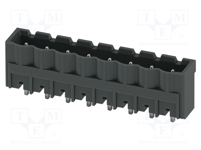 PCB headers, nominal cross section: 2.5 mm?, color: black, n
