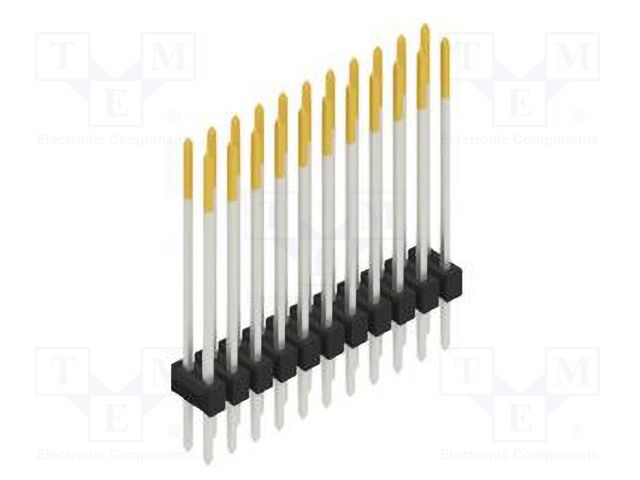 Connector: pin strips; pin header; male; PIN: 22; 2.54mm; THT; 2x11