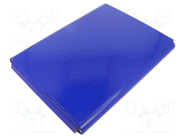 Folder; A4; navy blue; Velcro fastening