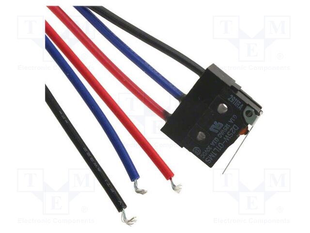 Microswitch SNAP ACTION; with lever; SPDT; 0.1A/125VAC; ON-(ON)