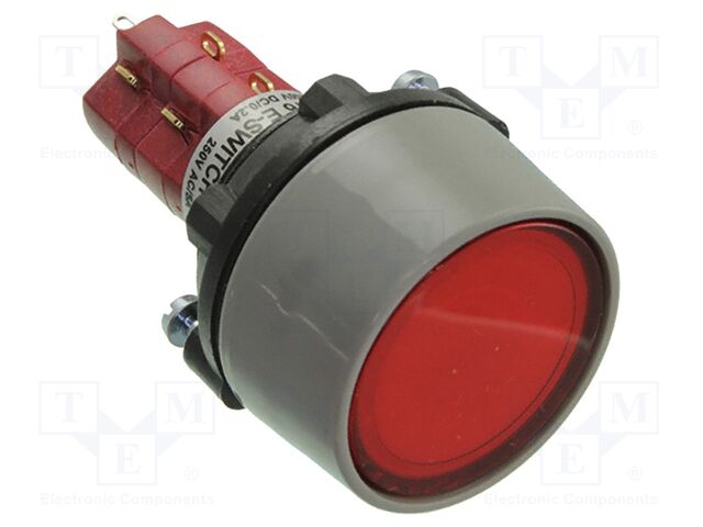 Switch: push-button; Pos: 2; (SPST-NO + SPST-NC) x2; 5A/250VAC