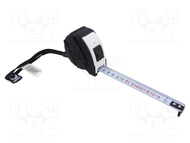 Measuring tape; L: 5m; Width: 19mm; Enclos.mat: ABS,rubber