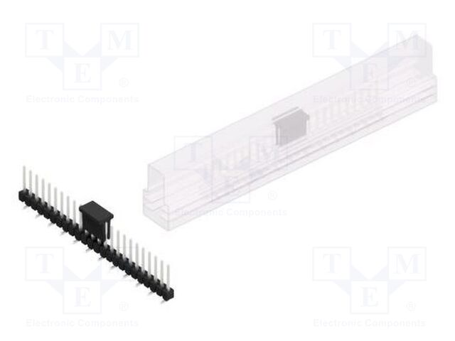 Connector: pin strips; pin header; male; PIN: 24; 2.54mm; SMT; 1x24