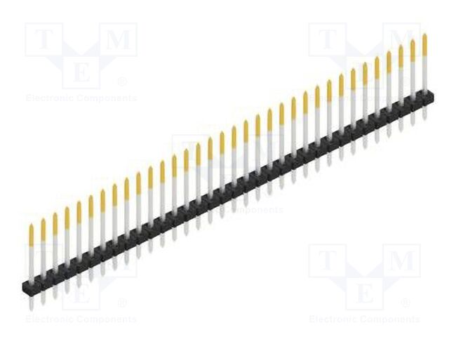 Connector: pin strips; pin header; male; PIN: 34; 2mm; THT; 1x34
