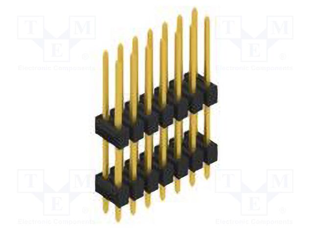 Connector: pin strips; pin header; male; PIN: 14; 2.54mm; THT; 2x7
