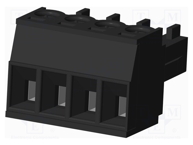 Connector: pluggable terminal block; plug; female; straight; 300V