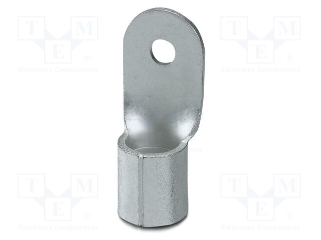 Non-insulated; Body: silver; Tip: ring