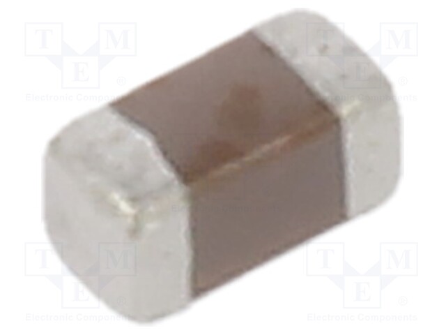 Capacitor: ceramic; 1uF; 16VDC; X7R; ±10%; SMD; 0603