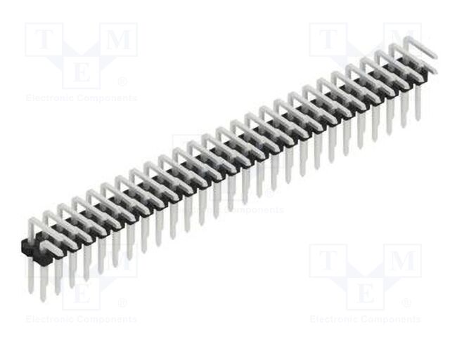 Connector: pin strips; pin header; male; PIN: 54; 2.54mm; THT; 2x27
