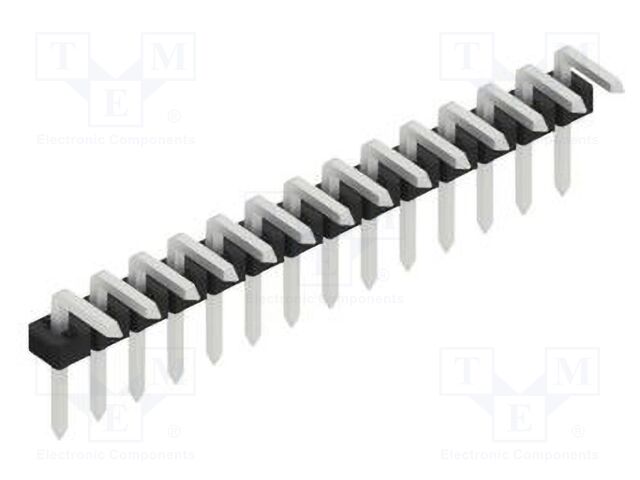 Connector: pin strips; pin header; male; PIN: 14; 2mm; THT; 1x14