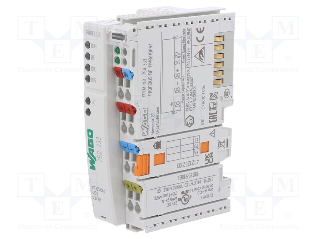 Fieldbus interface; 24VDC; DIN; D-Sub 9pin; IP20; 10÷100Mbps