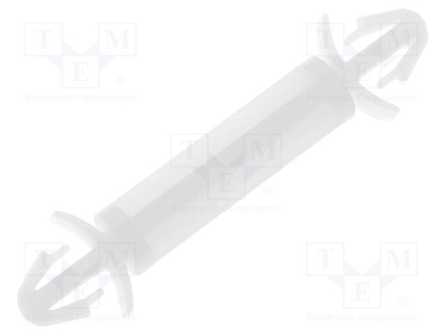 PCB distance; polyamide; L: 16mm; latch/latch; Colour: natural